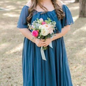 Revelry Abigail Chiffon - Romantic Blue